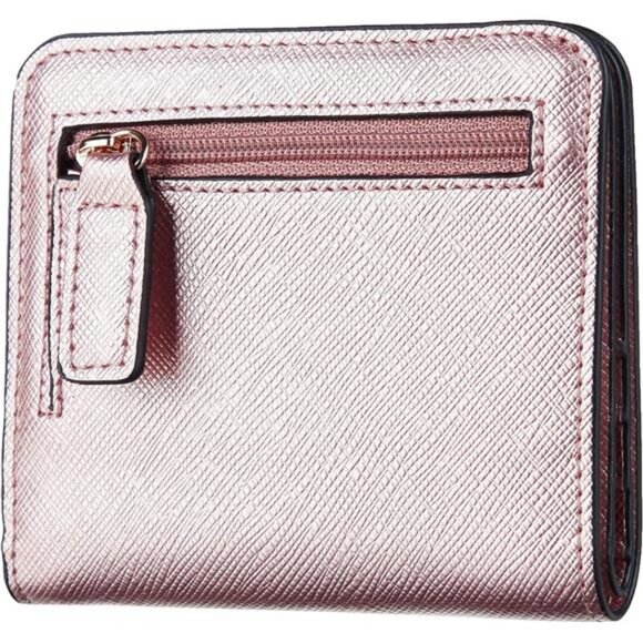 RFID-Blocking Compact Bifold Wallet – Luxury Leather Mini Purse with ID window - Picture 5 of 7